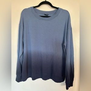 Splendid Blue Ombré Lightweight Sweater- Size XXL